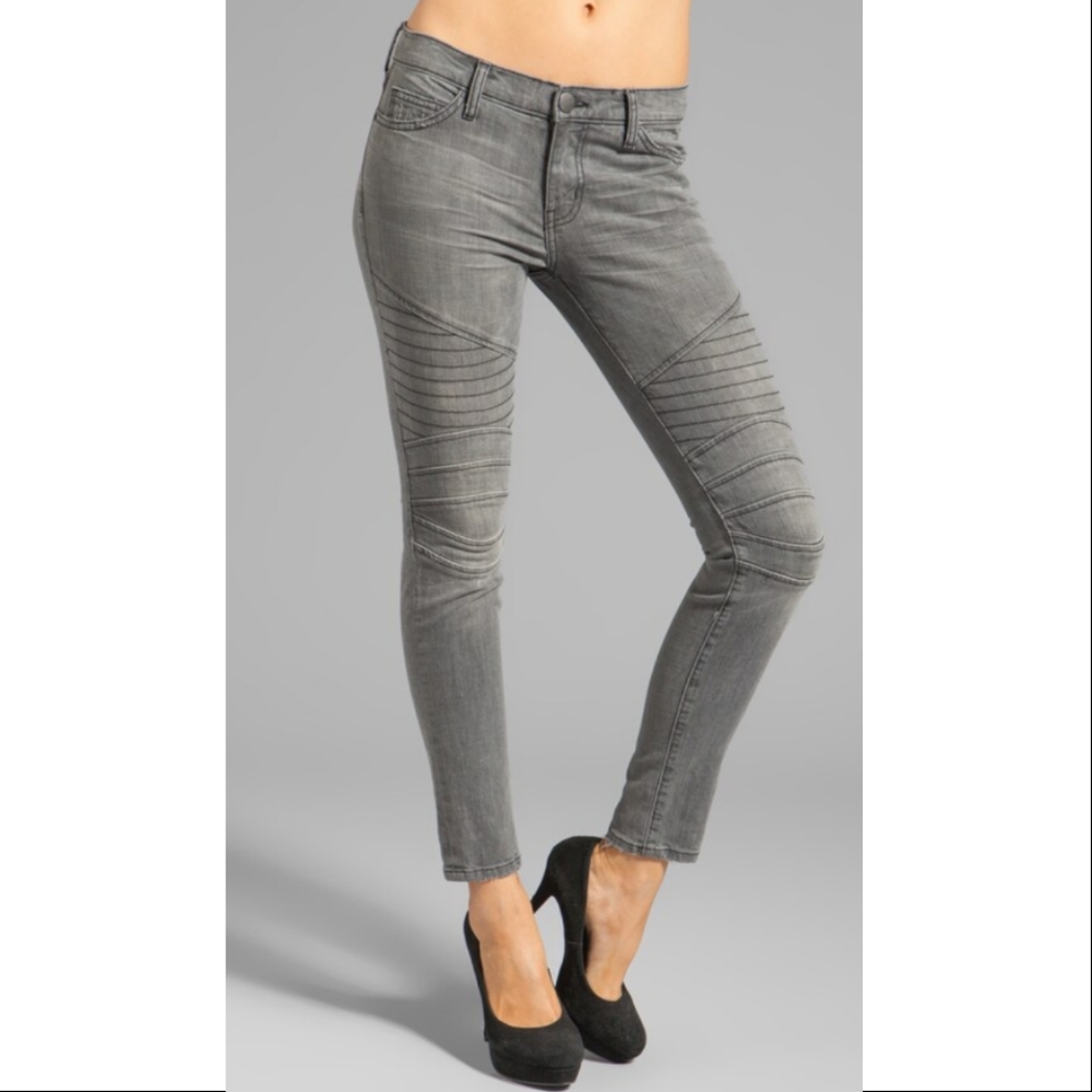 Current/ Elliot Revolve Moto Ankle Skinny Jeans size 27